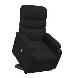 Fauteuil de massage Noir Tissu