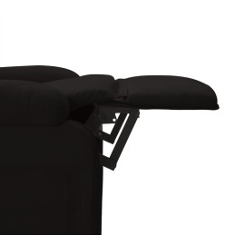 Fauteuil de massage Noir Tissu