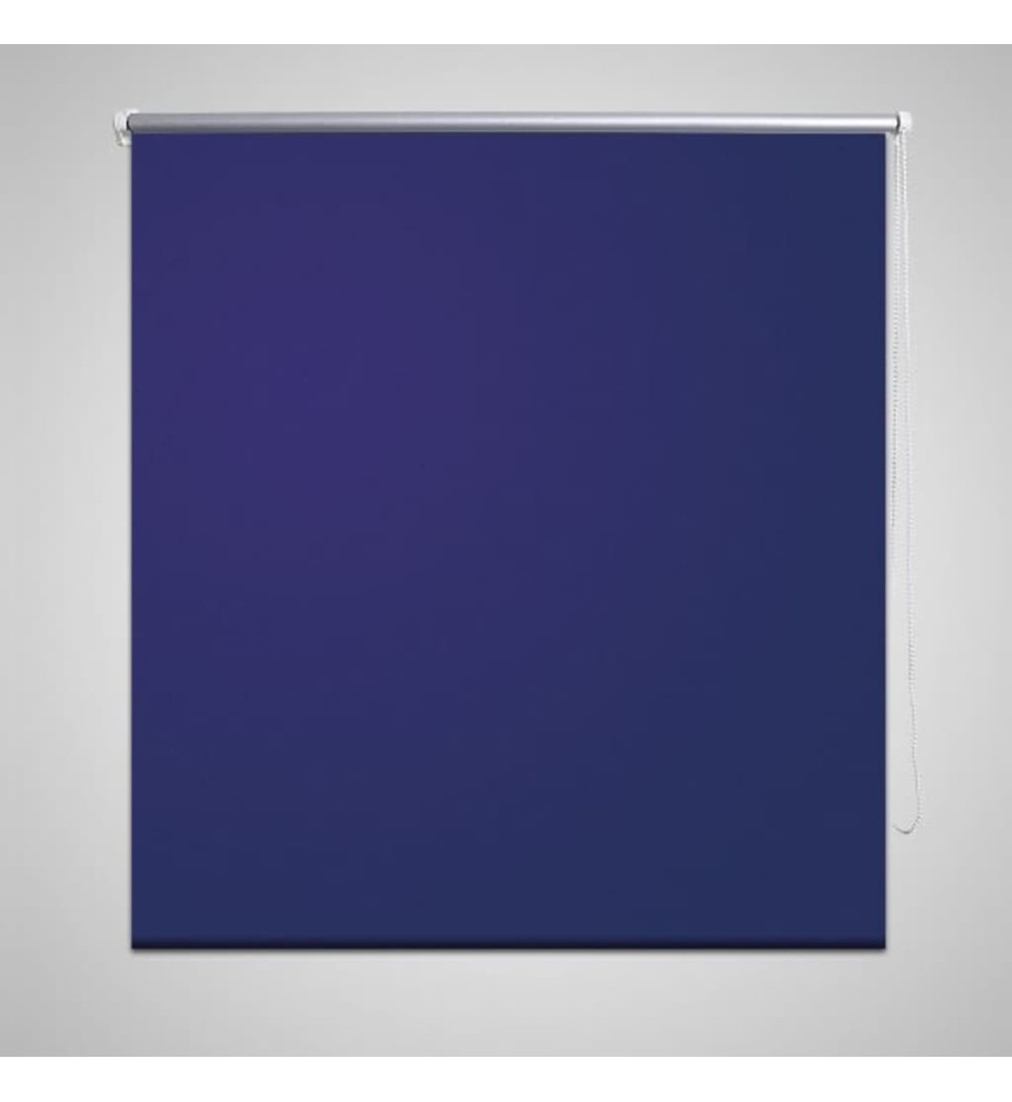 Store enrouleur occultant 80 x 230 cm bleu