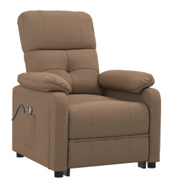 Fauteuil de massage Marron Tissu