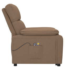 Fauteuil de massage Marron Tissu