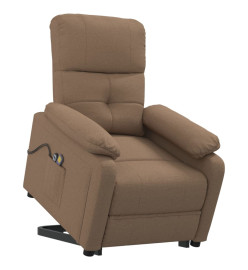 Fauteuil de massage Marron Tissu