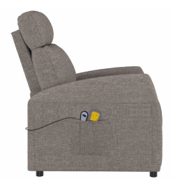 Fauteuil de massage Taupe Tissu