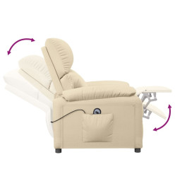 Fauteuil Crème Tissu