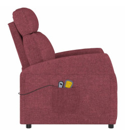 Fauteuil de massage Rouge bordeaux Tissu