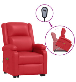 Fauteuil de massage Rouge Similicuir