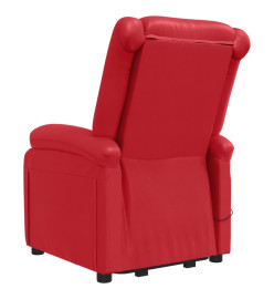 Fauteuil de massage Rouge Similicuir