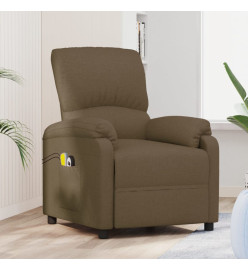 Fauteuil de massage Marron Tissu