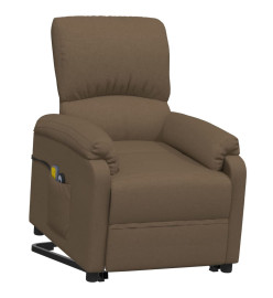 Fauteuil de massage Marron Tissu