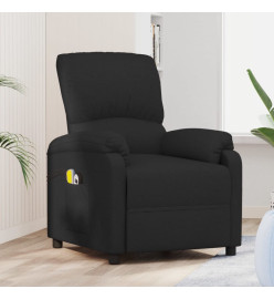 Fauteuil de massage Noir Tissu