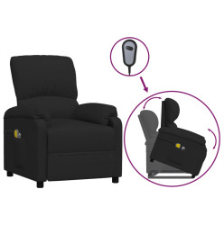 Fauteuil de massage Noir Tissu