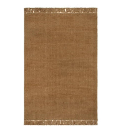 Tapis avec glands 60x300 cm Jute