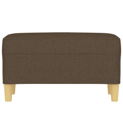 Banc Marron 70x35x41 cm Tissu