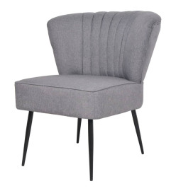 Chaise de cocktail Gris clair Tissu