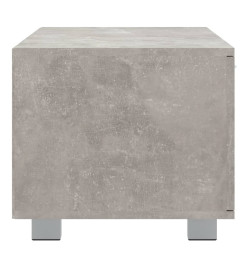 Meuble TV Gris béton 140x40,5x35 cm Bois d'ingénierie