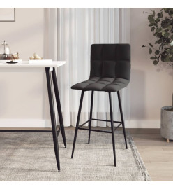 Tabouret de bar Noir Velours