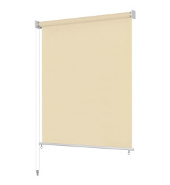 Store roulant d'extérieur 100 x 140 cm Couleur crème