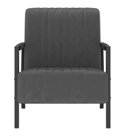 Fauteuil Gris foncé Velours