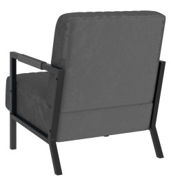 Fauteuil Gris foncé Velours