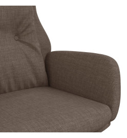 Chaise de relaxation Taupe Tissu