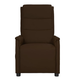 Fauteuil inclinable Marron Similicuir