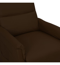 Fauteuil inclinable Marron Similicuir