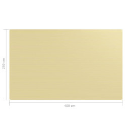 Tapis de tente 250x400 cm Beige