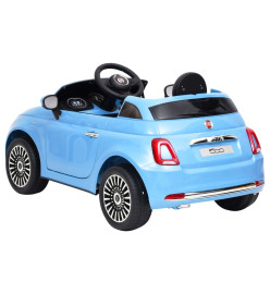 Voiture électrique pour enfants Fiat 500 Bleu