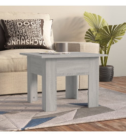 Table basse Sonoma gris 55x55x42 cm bois d'ingénierie