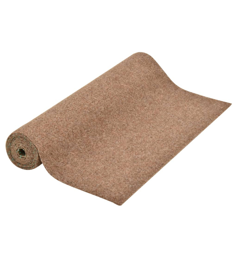 Gazon artificiel avec picots 10x1,33 m Beige