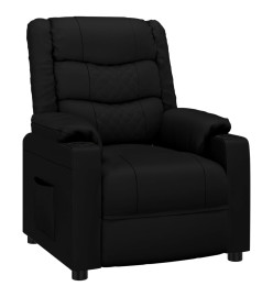 Fauteuil inclinable Noir Similicuir