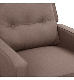 Fauteuil inclinable Taupe Tissu