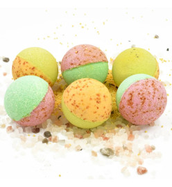 Bombes de bain 12 pcs Huiles essentielles naturelles