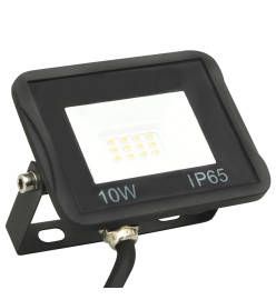 Projecteurs à LED 2 pcs 10 W Blanc chaud