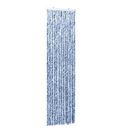 Moustiquaire Bleu et blanc 56x200 cm Chenille