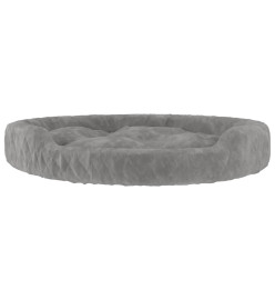 Lit pour chien Gris 110x90x23 cm Peluche