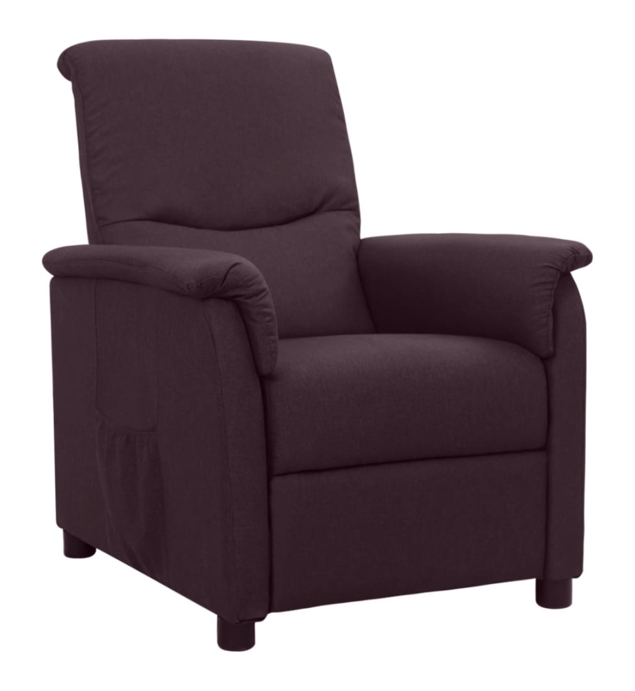 Fauteuil inclinable Violet Tissu