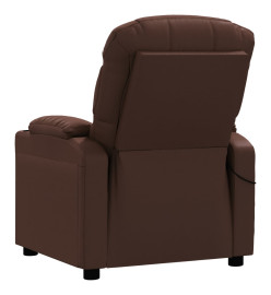 Fauteuil de massage Marron Similicuir