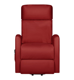 Fauteuil de massage Rouge bordeaux Similicuir