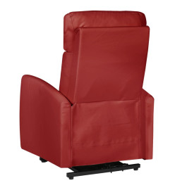 Fauteuil de massage Rouge bordeaux Similicuir