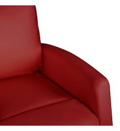 Fauteuil de massage Rouge bordeaux Similicuir