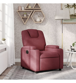 Fauteuil inclinable Rouge bordeaux Tissu