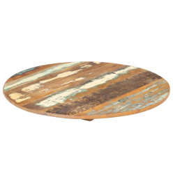 Dessus de table rond 50 cm 15-16 mm Bois de récupération