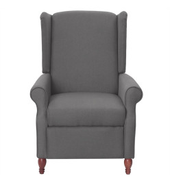 Fauteuil inclinable Gris clair Tissu