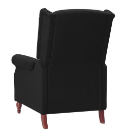 Fauteuil inclinable Noir Tissu