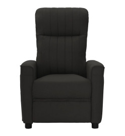 Fauteuil inclinable Noir Tissu