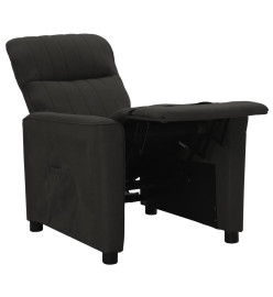 Fauteuil inclinable Noir Tissu