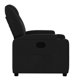 Fauteuil inclinable Noir Tissu