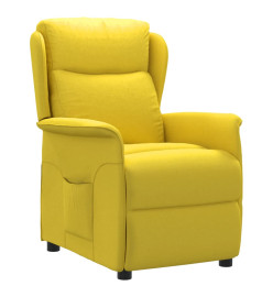 Fauteuil inclinable Jaune clair Tissu