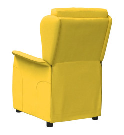 Fauteuil inclinable Jaune clair Tissu